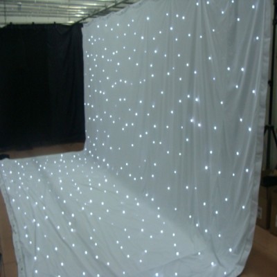 For wedding banquet led star cloth curtain rgb full colour