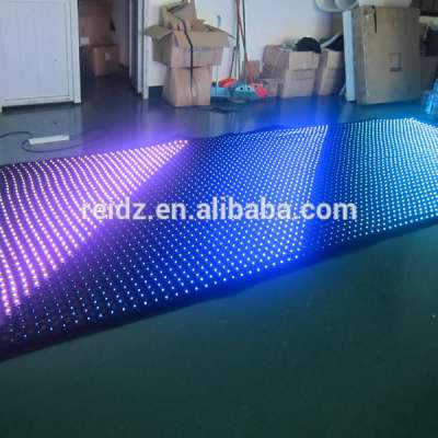 Indoor flexible P100mm LED mesh curtain screen